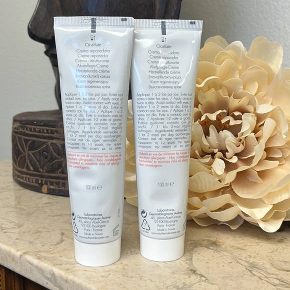 Exp date 08/2020 set of 2 Avene Cicalfate 100ml, no box, Sealed - Picture 2 of 3